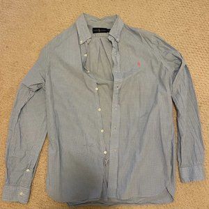Blue Ralph Lauren Button Down - Size 15 1/2"